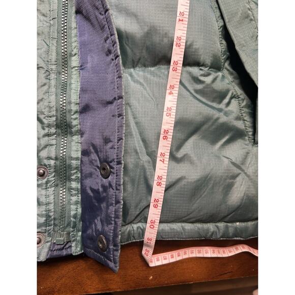 VTG 90s Duck Down Feather Tommy Hilfiger Puffer Jacket Gucci Color Block Size L - Picture 8 of 13